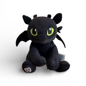 BUILD A BEAR Toothless Black Dragon How to Train Your Dragon 13" Plush